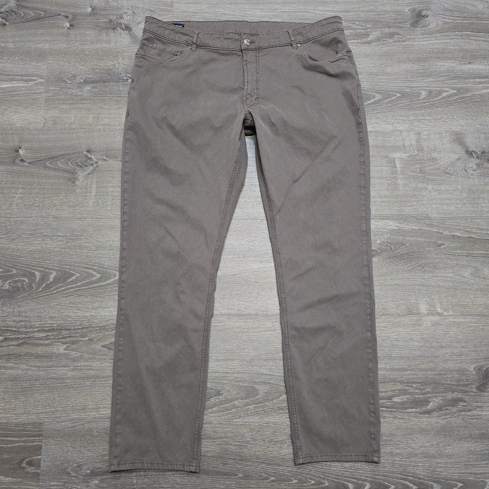 Peter Millar Crown Crafted‎ 5 Pocket Pants Mens 40x32 Tencel Stretch Gray Taupe - Picture 2 of 16
